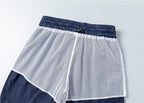 Short de bain Aqual Bleu - image 5