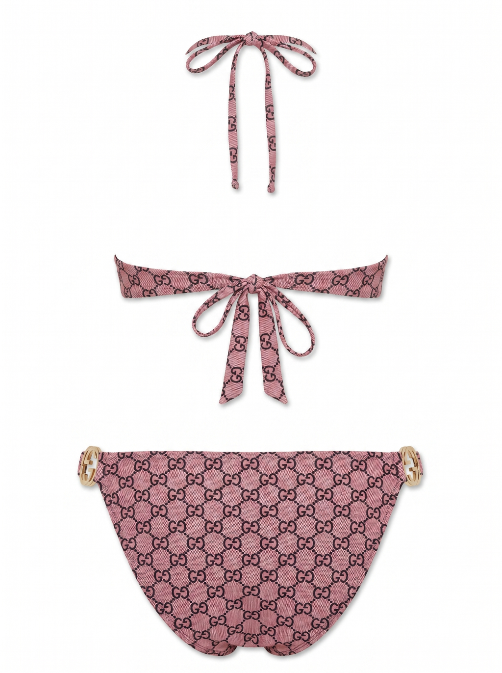Rose Monogramme Poudré - vue de dos