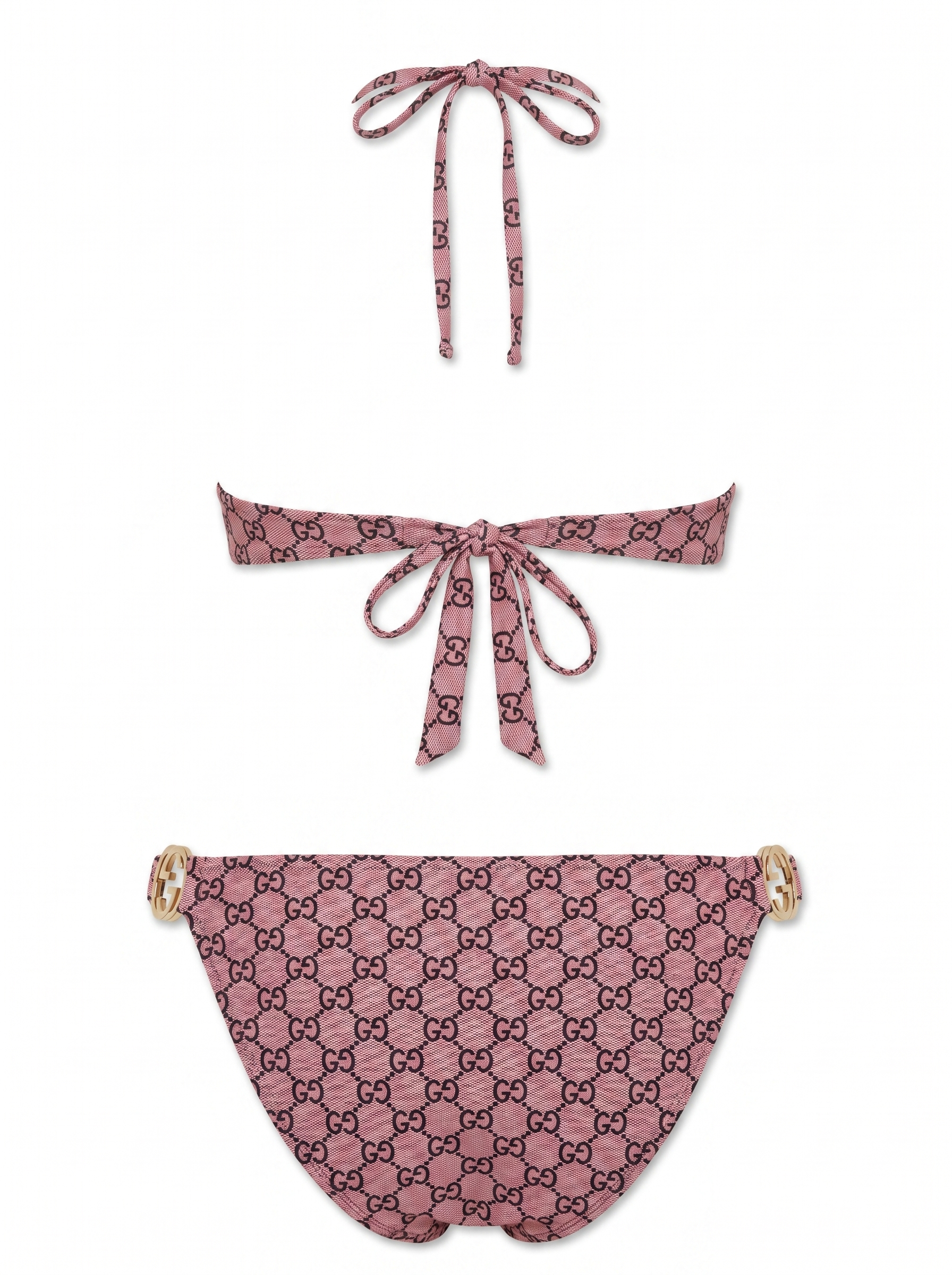 Rose Monogramme Poudré - vue de dos