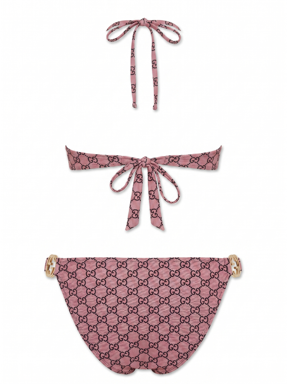 Rose Monogramme Poudré - vue de dos